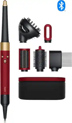 Coolblue Dyson Airwrap i.d. Curly + Coily Red Velvet/Goud aanbieding