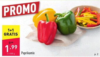 ALDI Paprikamix 2 x 500g aanbieding