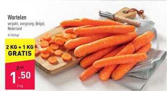 ALDI Wortelen 3kg aanbieding