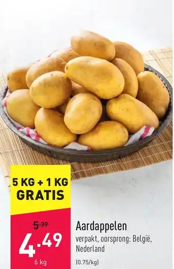 ALDI Aardappelen 6kg aanbieding