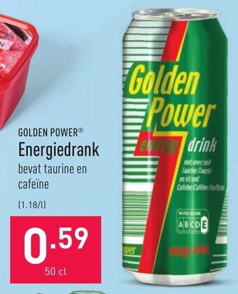 ALDI Golden power Energiedrank 50cl aanbieding