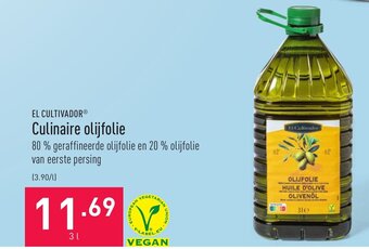 ALDI El cultivador Culinaire olijfolie 3L aanbieding