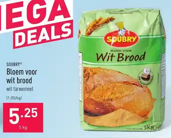 ALDI Soubry Bloem voor wit brood 5kg aanbieding