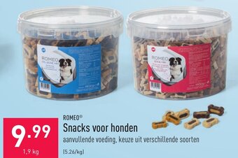 ALDI Romeo Snacks voor honden 1,9kg aanbieding