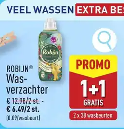 ALDI ROBIJN Wasverzachter aanbieding