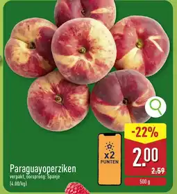 ALDI Paraguayoperziken aanbieding