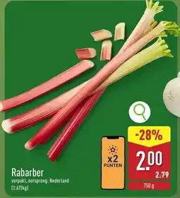 ALDI Rabarber aanbieding