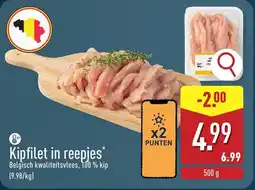 ALDI Kipfilet in reepjes aanbieding