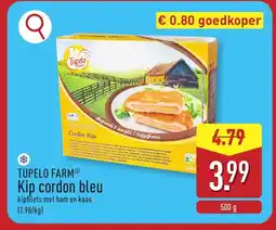 ALDI TUPELO FARM Kip cordon bleu aanbieding