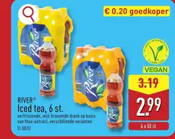ALDI RIVER Iced tea aanbieding