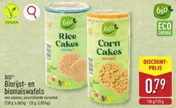 ALDI Bio Biorijst en biomaïswafels aanbieding