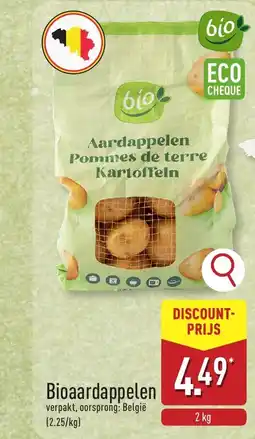 ALDI Bioaardappelen aanbieding