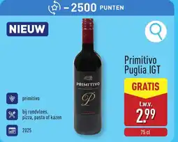 ALDI Primitivo Puglia IGT aanbieding