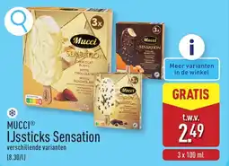 ALDI Mucci IJssticks Sensation aanbieding