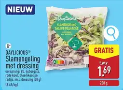 ALDI Daylicious Slamengeling met dressing aanbieding