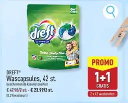 ALDI DREFT Wascapsules, 42 st. aanbieding