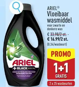ALDI ARIEL Vloeibaar wasmiddel aanbieding