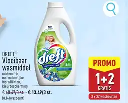 ALDI DREFT Vloeibaar wasmiddel aanbieding
