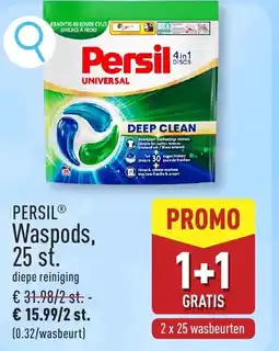 ALDI PERSIL Waspods, 25 st. aanbieding