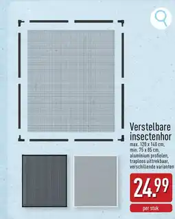 ALDI Verstelbare insectenhor aanbieding
