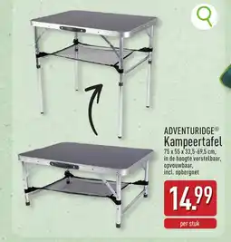 ALDI Adventuridge kampeertafel aanbieding