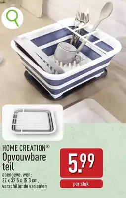 ALDI Home creation opvouwbare teil aanbieding
