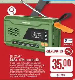ALDI Telestar dab+-/fm-noodradio aanbieding