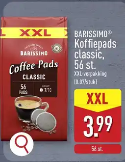 ALDI Koffiepads classic, 56 st. aanbieding
