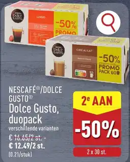 ALDI Dolce Gusto , duopack aanbieding