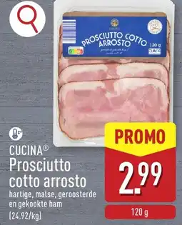 ALDI Cucina prosciutto cotto arrosto aanbieding