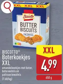 ALDI Biscotto boterkoekjes xxl aanbieding