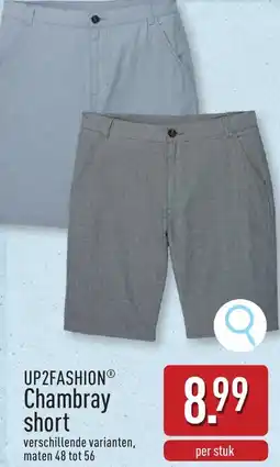 ALDI UP2FASHION Chambray short aanbieding