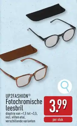 ALDI UP2FASHION Fotochromische leesbril aanbieding