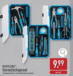 ALDI WORKZONE Gereedschapsset aanbieding