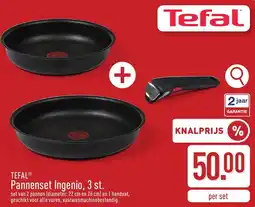 ALDI TEFAL Pannenset Ingenio, 3 st. aanbieding