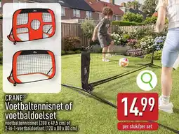 ALDI CRANE Voetbaltennisnet of voetbaldoelset aanbieding