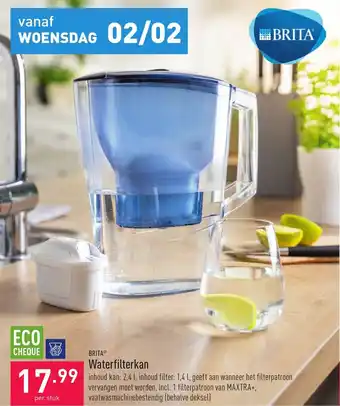 ALDI Brita Waterfilterkan aanbieding