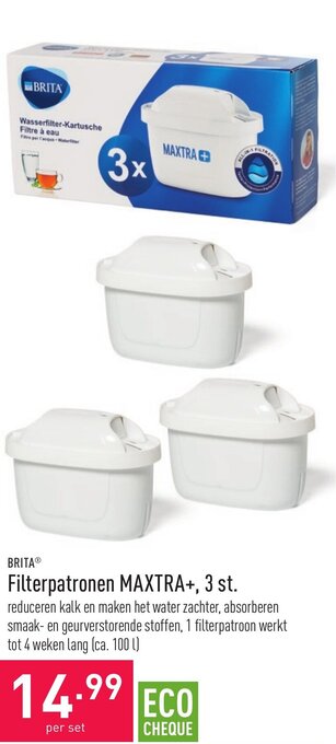 ALDI Brita Filterpatronen MAXTRA+, 3 st. aanbieding