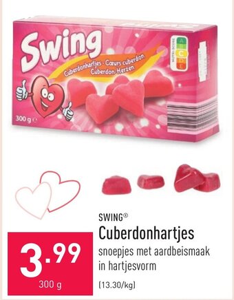 ALDI Swing Cuberdonhartjes 300g aanbieding