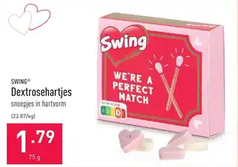 Swing Dextrosehartjes 75g