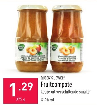 ALDI Queen's jewel Fruitcompote 375g aanbieding