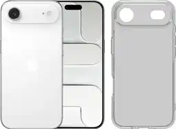 Coolblue Apple iPhone Air 256 Go Blanc + BlueBuilt Protective Back Cover Transparent aanbieding