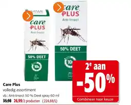 Colruyt Care Plus volledig assortiment aanbieding