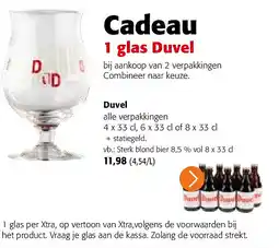 Colruyt Duvel alle verpakkingen 4 x 33 cl, 6 x 33 cl of 8 x 33 cl aanbieding