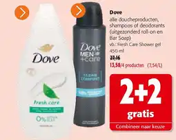 Colruyt Dove Fresh Care Shower gel 450 ml aanbieding