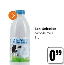 Colruyt Boni Selection halfvolle melk 1 L aanbieding