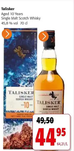 Colruyt Talisker Aged 10 Years aanbieding