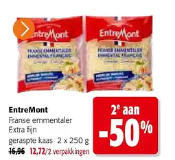 Colruyt EntreMont Franse emmentaler Extra fijn aanbieding