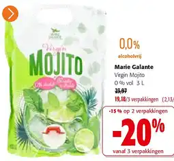 Colruyt Marie Galante Virgin Mojito 0 % vol 3 L aanbieding