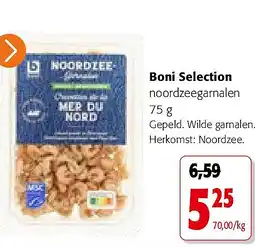 Colruyt Boni Selection noordzeegarnalen 75 g aanbieding